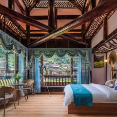 溪田悦色270度观景桑拿大床房