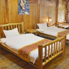 苗寨吊脚楼标准双床房（无空调）